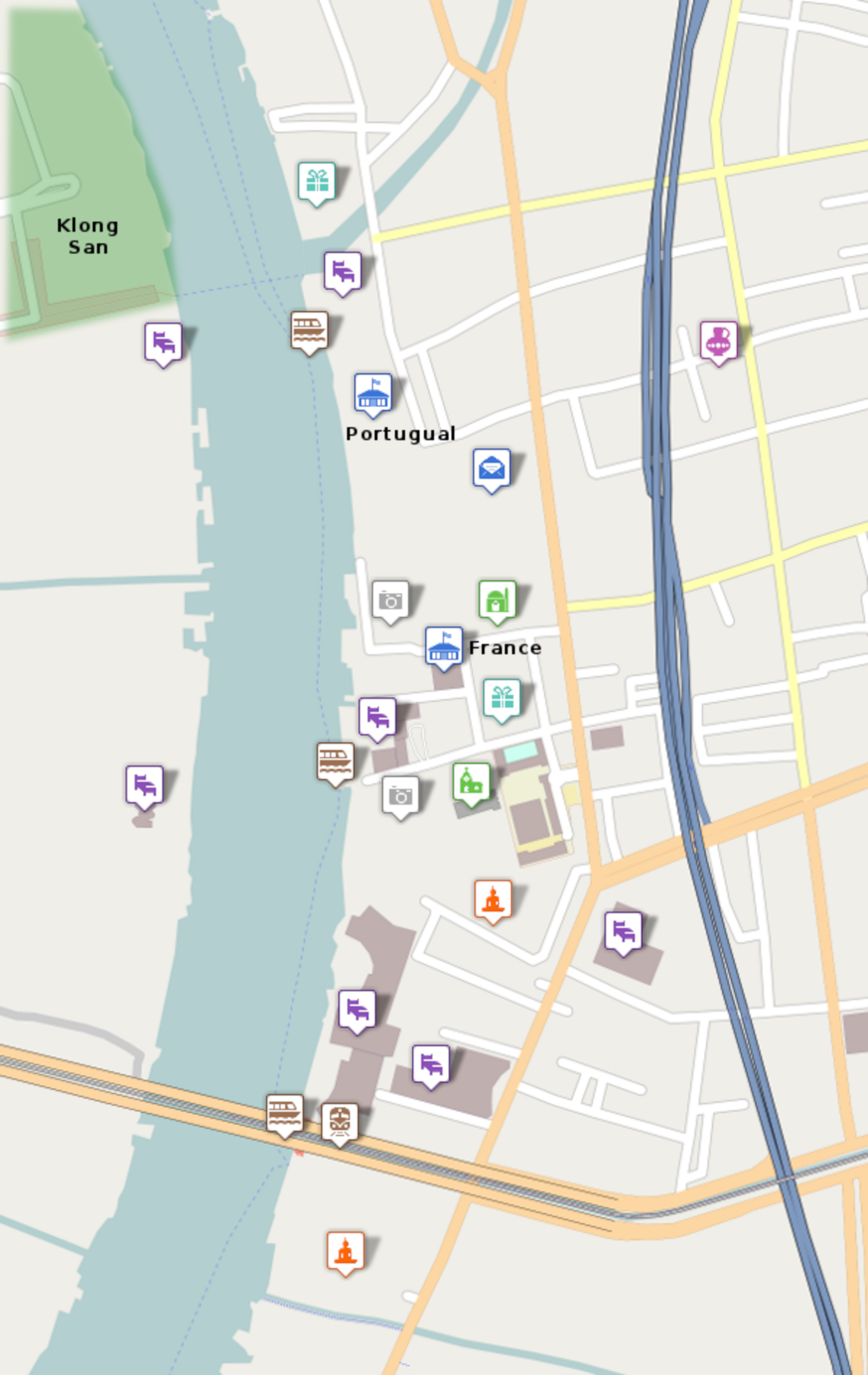 Riverside Map