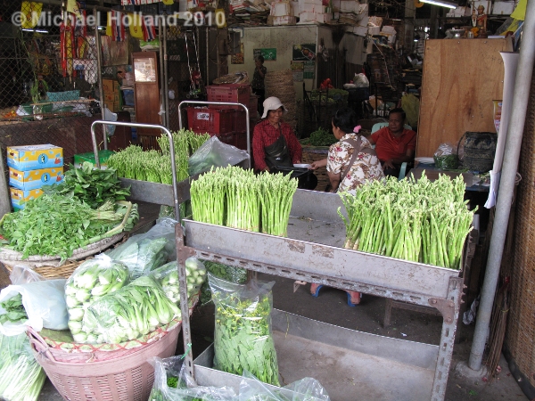 Lots of asparagus on sale